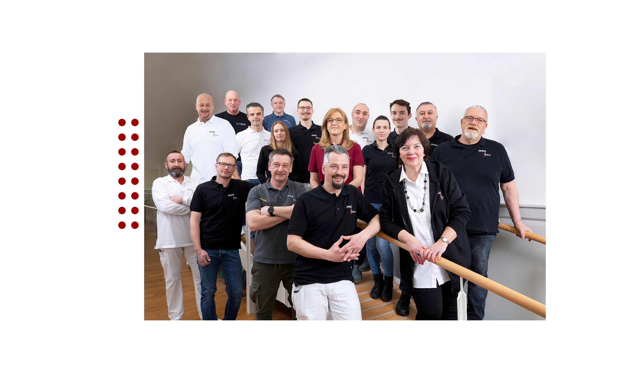 Team von Lünen ortho form Teamfoto